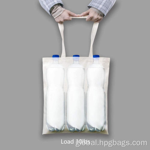 Economical Cotton Tote Shopping Bag Lightweight Medium Reusable Grocery Shopping Cloth Bags Factory
